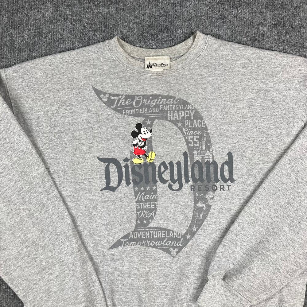 Disney Gray Mickey Mouse Disneyland Resort Sweatshirt